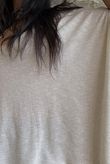 Linen Blend Slub Drape Knit Stone